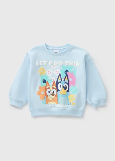 Bluey Kids Floral Sweatshirt